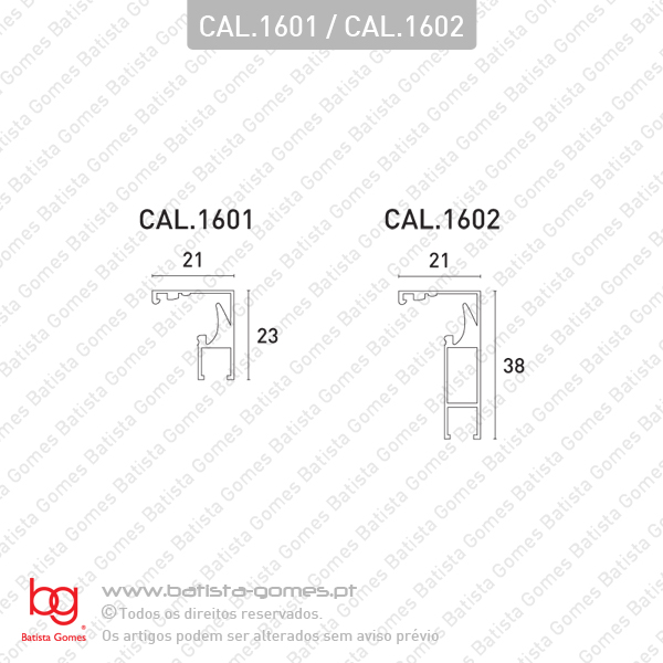 Perfis de alum�nio e acess�rios para mobili�rio